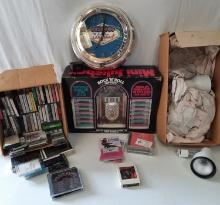 Rock-N-Roll Superset AM/FM Jukebox, Cassettes, Las Vegas Clock, Stagelights