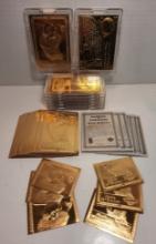 Lot of Promint Mark McGwire 22kt Gold Cards