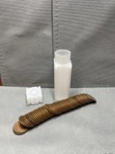 Full Roll of wheats cents in tube