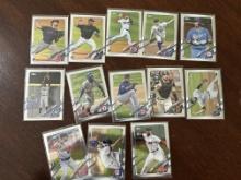 Lot of 13 Topps Chrome MLB Cards - Many rookies, Arenado, Devers
