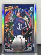 Walker Jenkins 2024 Bowman Chrome Prospect Power Up Rookie RC Refractor Insert #PP-1