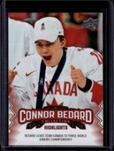 Connor Bedard 2023-24 Upper Deck Connor Bedard Collection Rookie RC #5
