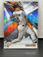 Brian Anderson 2018 Bowman's Best Rookie RC Refractor #62