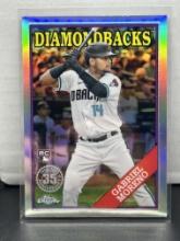 Gabriel Moreno 2023 Topps Chrome 1988 Design Refractor Rookie RC Insert #88BC-11