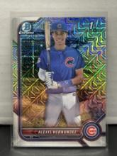 Alexis Hernandez 2022 Bowman Chrome Mega Mojo Refractor Rookie RC #BCP-172