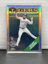 Riley Greene 2023 Topps Chrome 1988 Design Refractor Rookie RC Insert #88BC-5