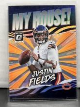 Justin Fields 2021 Panini Donruss Optic My House Silver Prizm Rookie Insert #MH-4