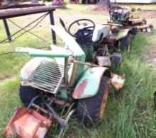 2 John Deere 110 mowers and parts