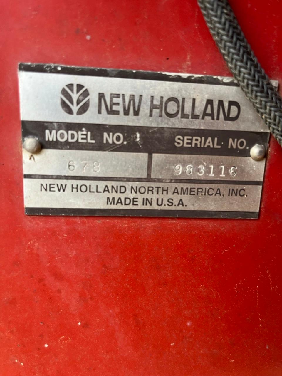 New Holland  678