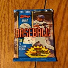1994 TOPPS BASEBALL SERIES 2 new 1 PACK OF 12 CARDS MLB Topps gold card
