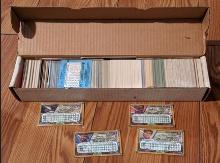 Vintage liquidation box includes; Greg Maddux sealed/ baseball all time greats/gwynn/winfield,etc