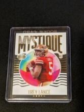 2021 Panini Illusions Trey Lance RC Mystique Clear Acetate #MY-3 Rookie 49ers