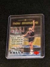 1999-00 Upper Deck Now Showing Toni Kukoc  Parallel Insert SP Chicago Bulls #NS4