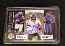 Lamar Jackson autographed card w/coa