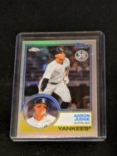 2018 Aaron Judge Topps Chrome Refractor #83T1 NY Yankees