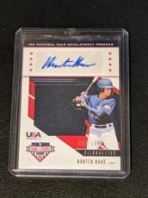 099/199 SP 2019 Panini USA Baseball Stars & Stripes Jerseys Hunter Haas #USA-ER Auto