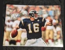 Ryan Leaf 11x14 autographed photo with JSA COA