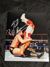 Ted Dibiase autographed 8x10 photo with JSA COA/ witnessed