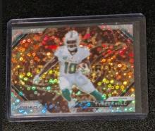 Tyreek Hill 2023 Panini Prizm No. F-20 Fireworks No Huddle Disco Miami Dolphins