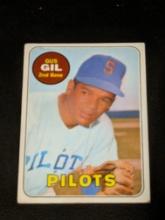 1969 Topps #651 Gus Gil Vintage Seattle Pilots Baseball Card