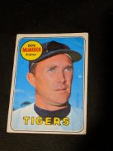 1969 Topps #616 Don McMahon Vintage Detroit Tigers Baseball Card