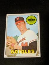 1969 Topps #610 Jim Hardin Vintage Baltimore Orioles Baseball Card