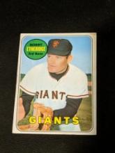 1969 Topps #604 Bobby Etheridge Vintage San Francisco Giants Baseball Card