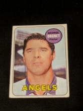 1969 Topps #645 George Brunet Vintage California Angels Baseball Card