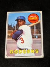 1969 Topps Baseball #65 Willie Davis