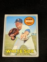 1969 Topps #123 Wilbur Wood Vintage Chicago White Sox Baseball Card