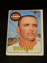 1969 Topps #346 Wayne Comer Seattle Pilots Vintage Baseball