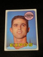 1969 Topps #351 Carroll Sembera Montreal Expos Vintage Baseball