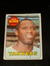 1969 Topps #354 Nate Oliver New York Yankees Vintage Baseball
