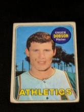 1969 Topps #397 Chuck Dobson Vintage Oakland Athletics Baseball Card