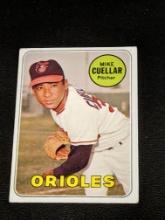 1969 Topps #453 Mike Cuellar VG/EX Baseball Card Baltimore Orioles MLB Vintage