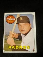1969 Topps #452 Al Ferrara San Diego Padres Vintage Baseball Card
