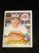 1969 Topps #466 John Boccabella Montreal Expos Vintage Baseball Card