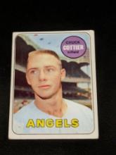 1969 Topps #252 Chuck Cottier California Angels Vintage Baseball Card