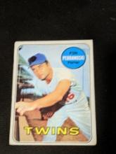 1969 Topps #77b Ron Perranoski Minnesota Twins Vintage Baseball Card