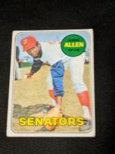 1969 Topps #623 Hank Allen Vintage Washington Senators Baseball Card