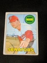 1969 Topps Barry Moore Washington Senators Vintage Baseball Card #639