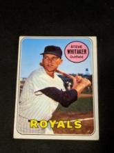 1969 Topps #71 Steve Whitaker Kansas City Royals Vintage Baseball Card
