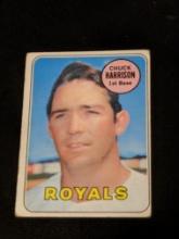 1969 Topps #116 Chuck Harrison Kansas City Royals Vintage Baseball Card
