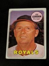 1969 Topps #484 Joe Gordon Kansas City Royals Vintage Baseball Card