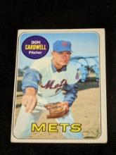 1969 Topps Set Break Don Cardwell #193 VG-EX Nice Color New York Mets Vintage