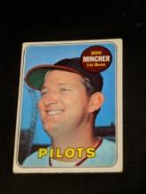 1969 Topps #285 Don Mincher Vintage Seattle Pilots Baseball Card