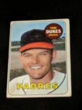 1969 Topps San Diego Padres Baseball Card #223 Tom Dukes