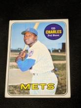 VINTAGE 1969 TOPPS BASEBALL CARD #245 ED CHARLES NEW YORK METS