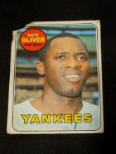 1969 Topps #354 Nate Oliver New York Yankees Vintage Baseball