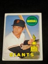 1969 Topps #464b Dave Marshall San Francisco Giants Vintage Baseball Card